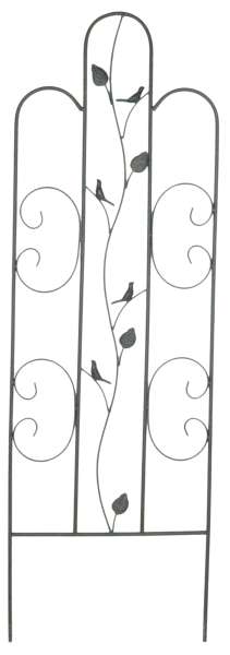 Gerades Rankgitter Mailand ca. 118 cm - Gartendekoration